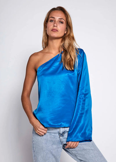 Portia Top, Strong Blue