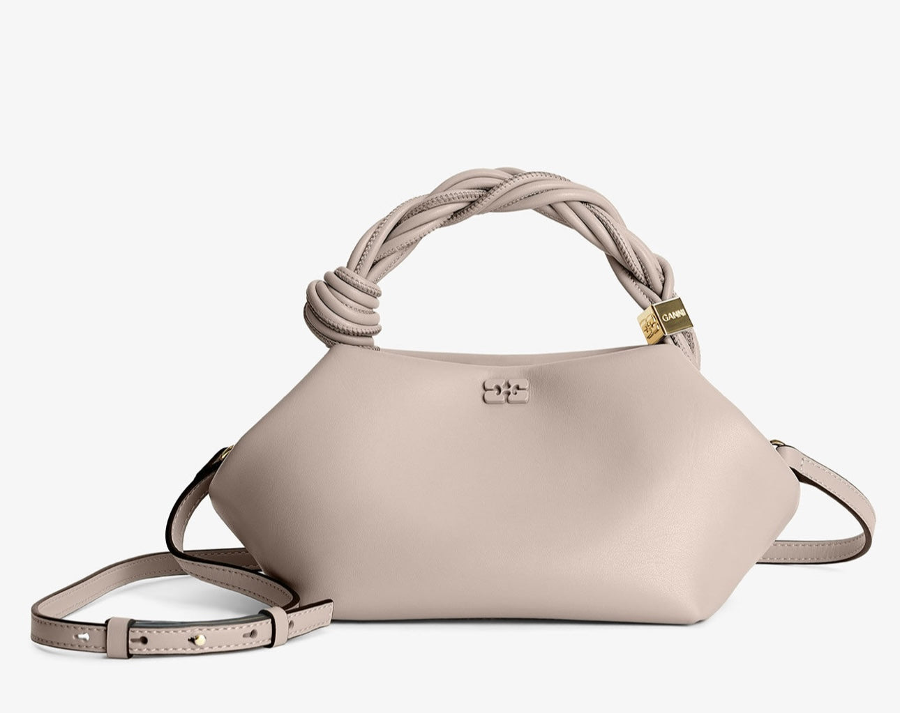 Ganni Bou Bag, Small Oyster Gray