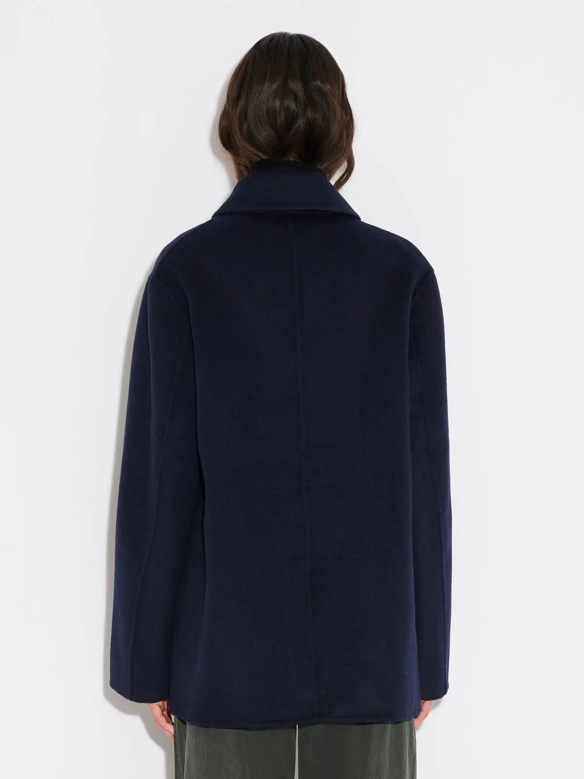 Felsa Wool Peacoat , Dark Blue