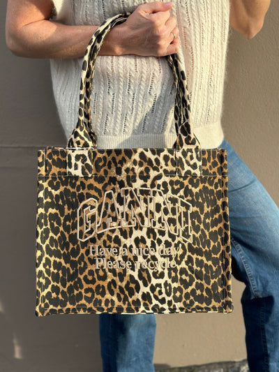 Large Easy Shopper Print, Leopard