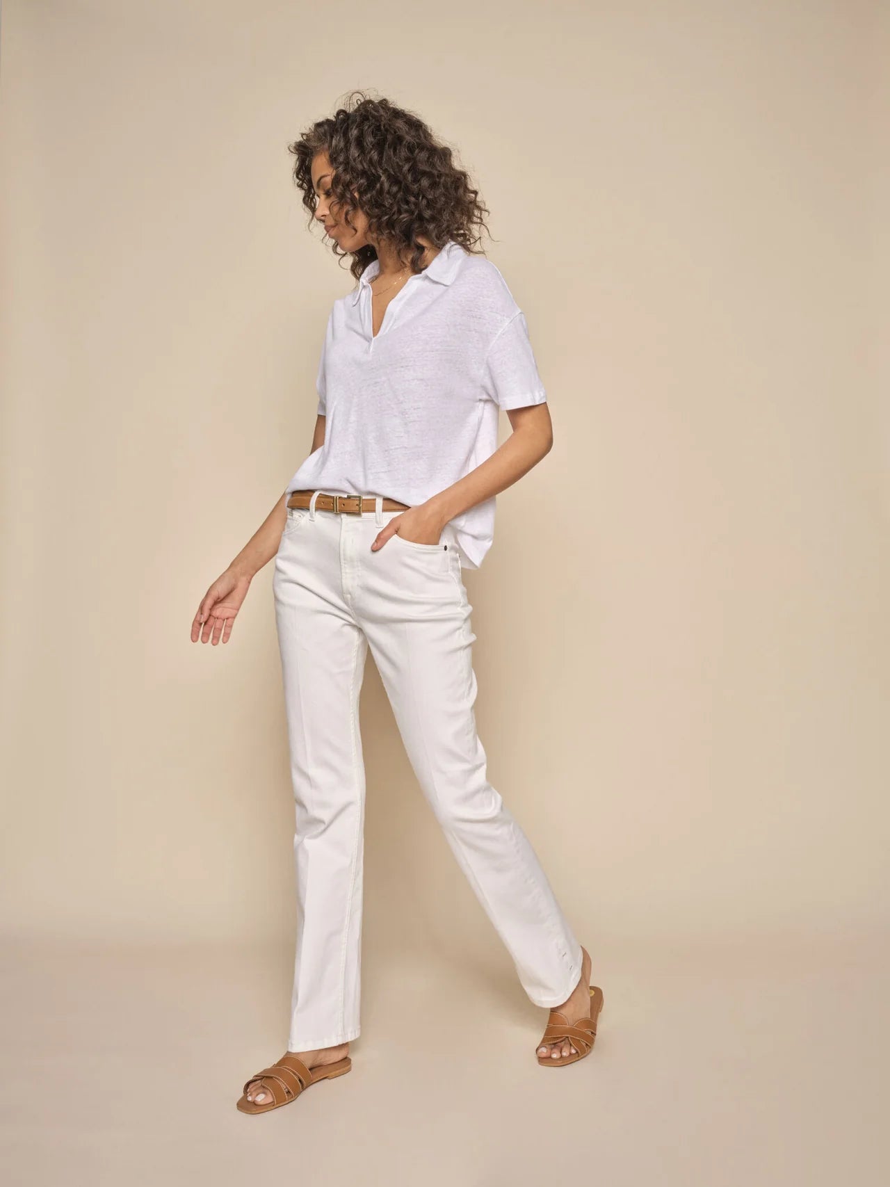 Everest Bianco Jeans, White