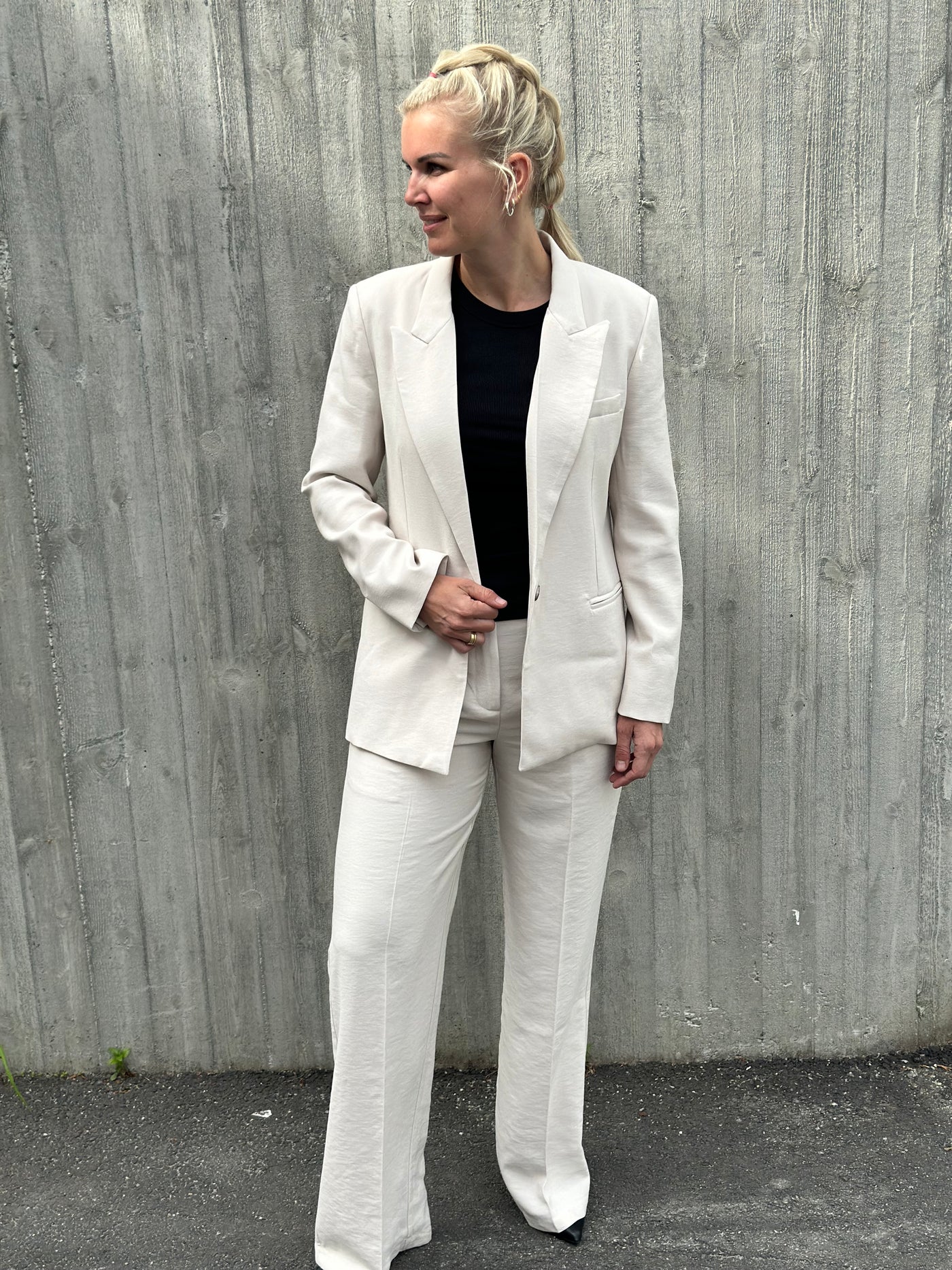 Giacca Long Blazer, Beige