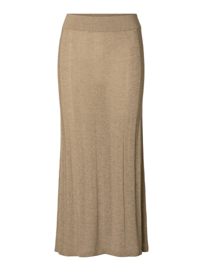 Hanna Long Knit Skirt, Humus