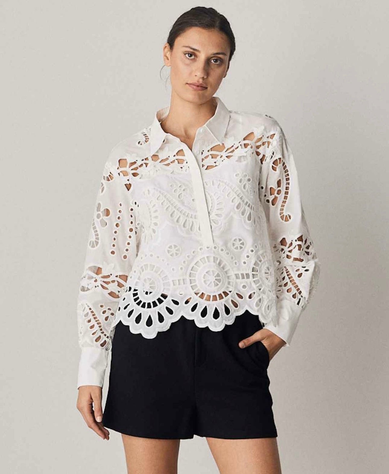 Lizzy Blouse, White