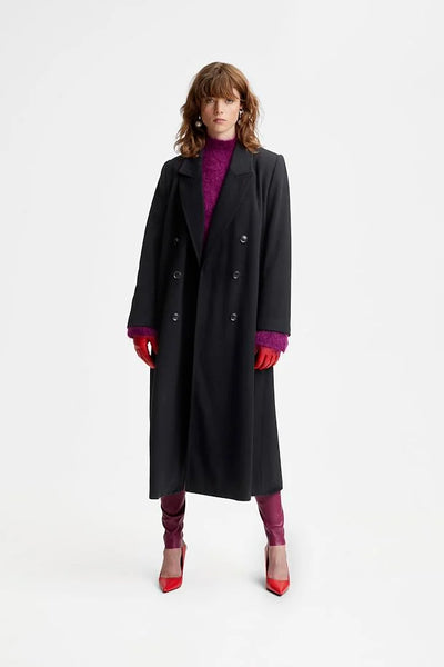 Malene Coat, Black