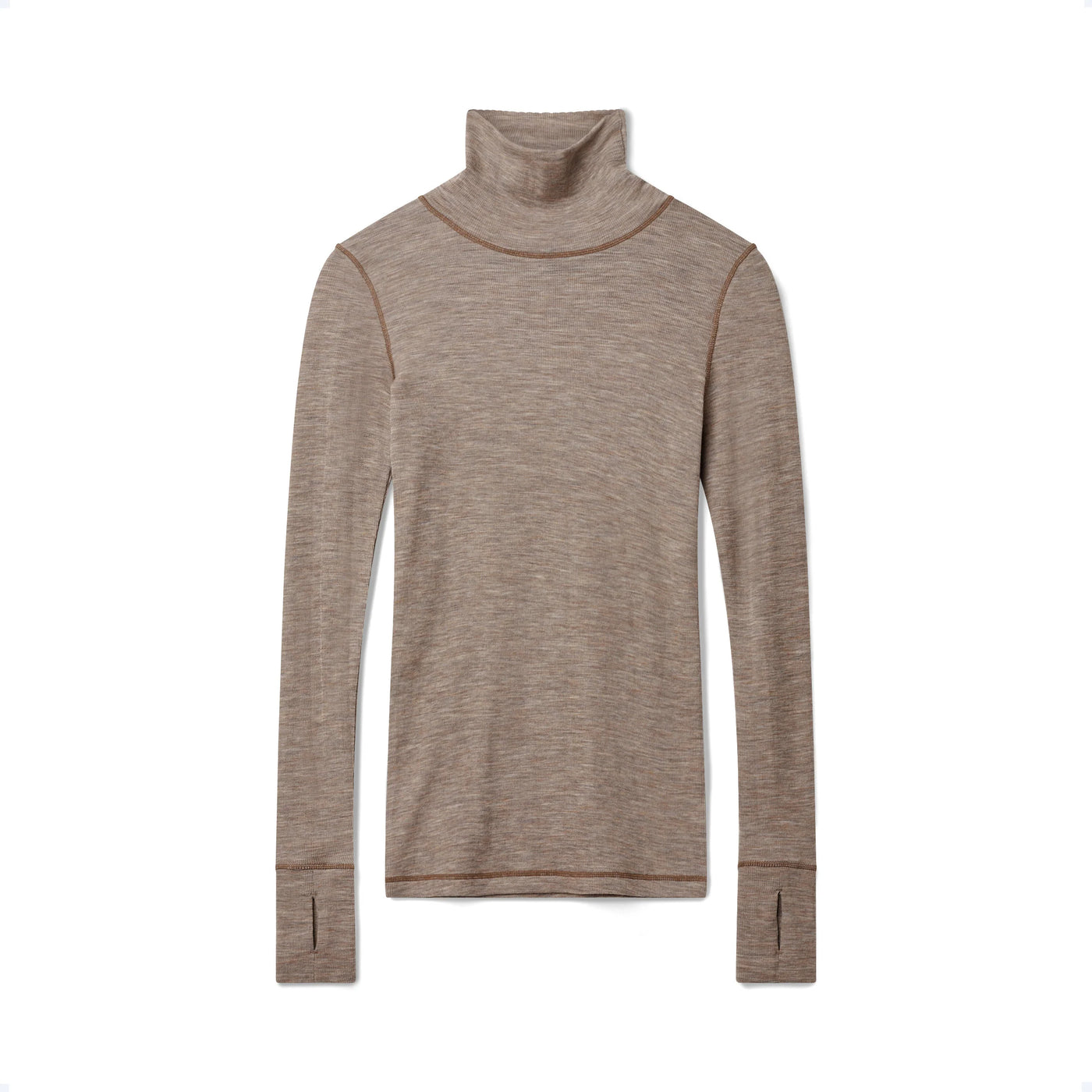 That Comfy Highneck, Walnut Melange