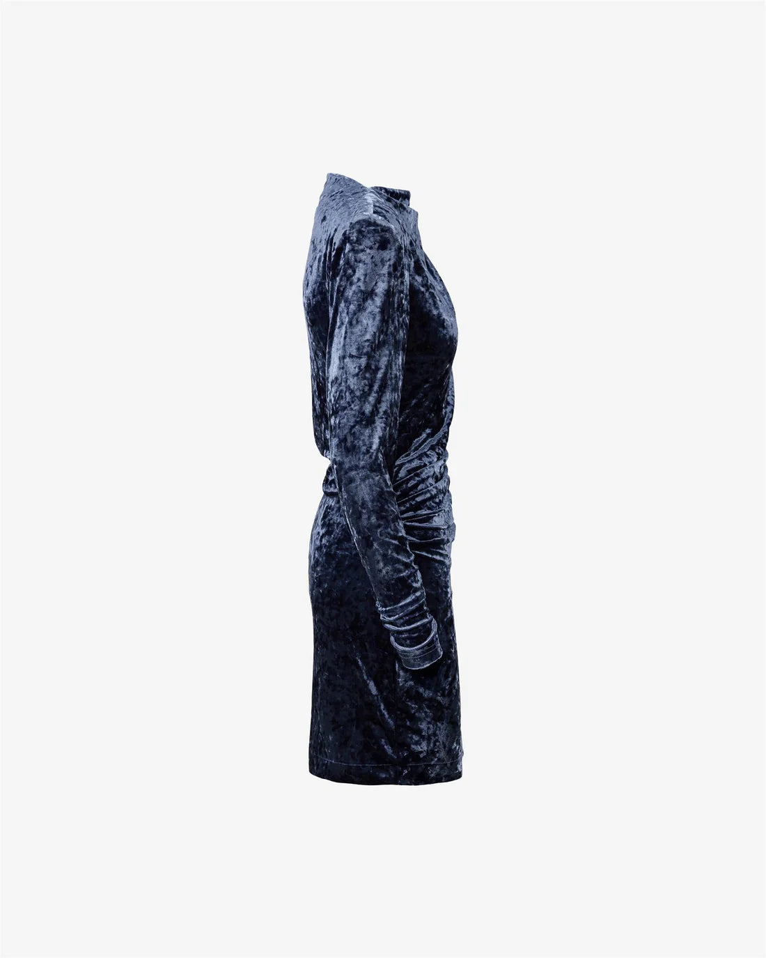 Shine Dress Velour, Ashy Blue