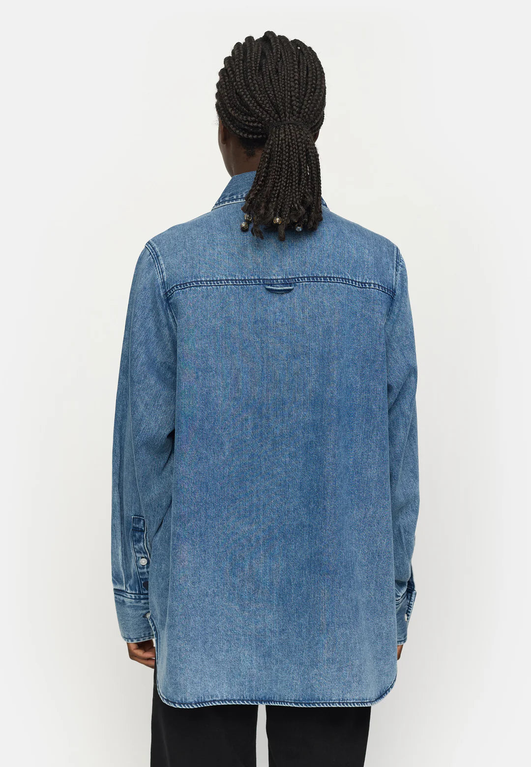 Keira Shirt, Dark Blue Denim