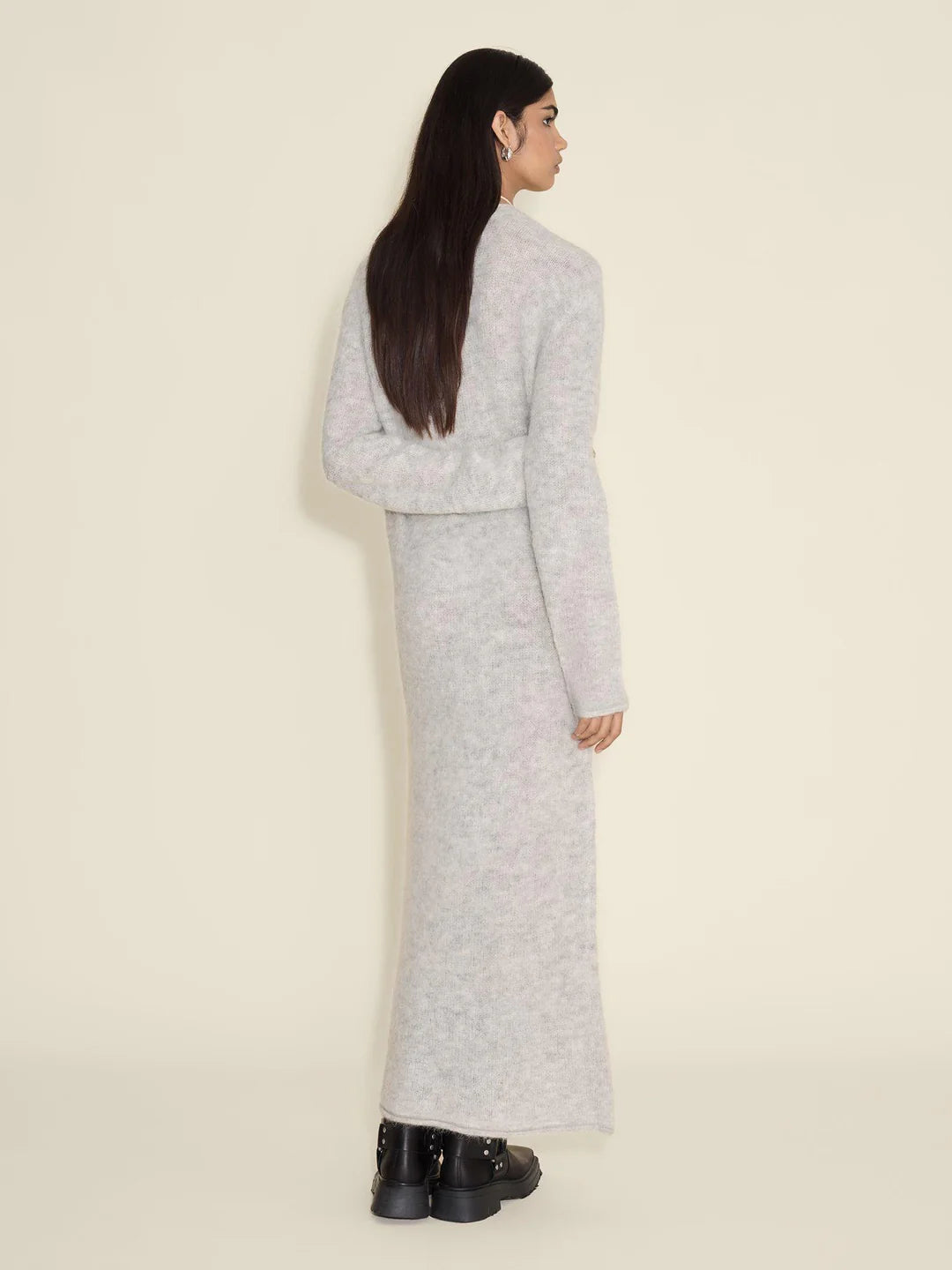 Tine Light LS Dress, Lt. Grey