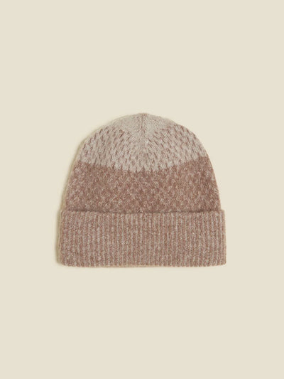 Tine Faded Knit Beanie, Burgundy