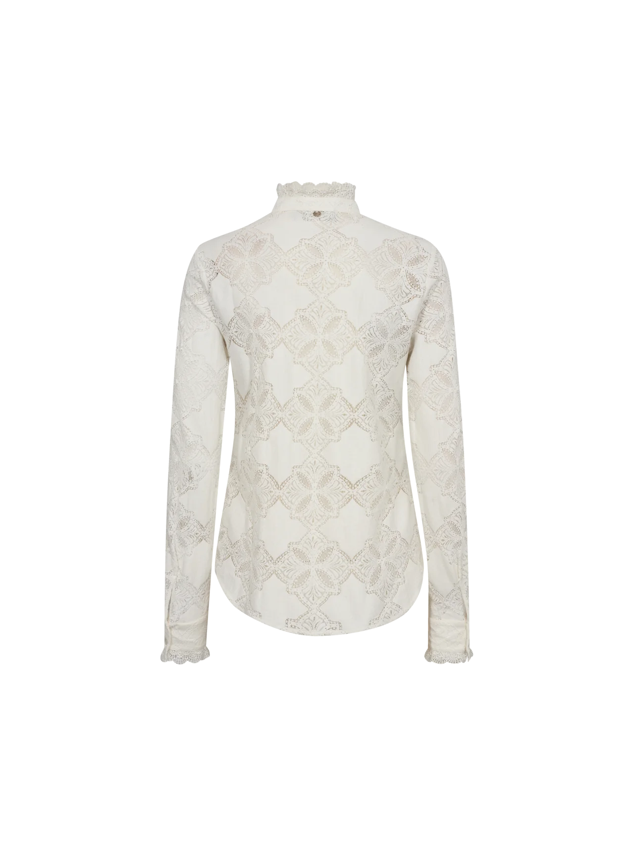 Jetta Lace Shirt, Ecru