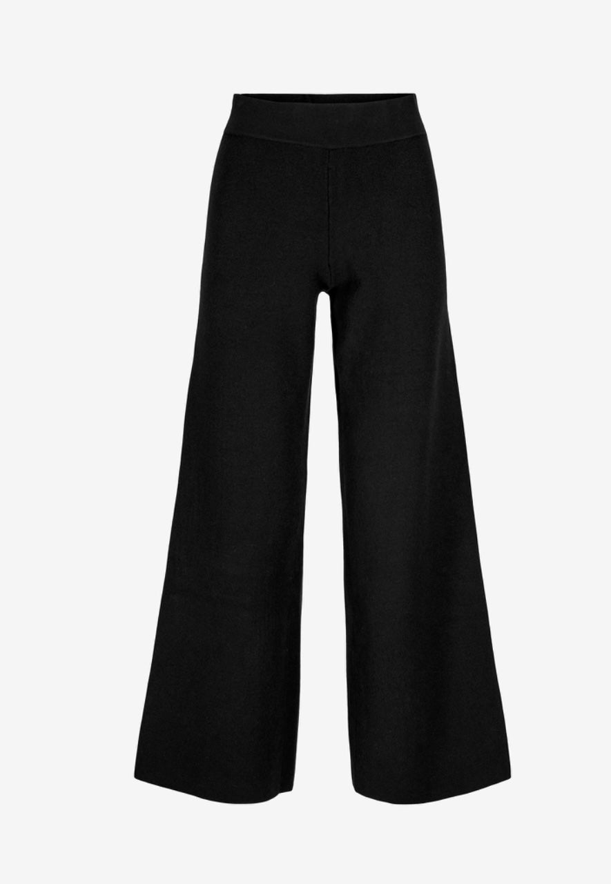 Serge Pants Dar , Black