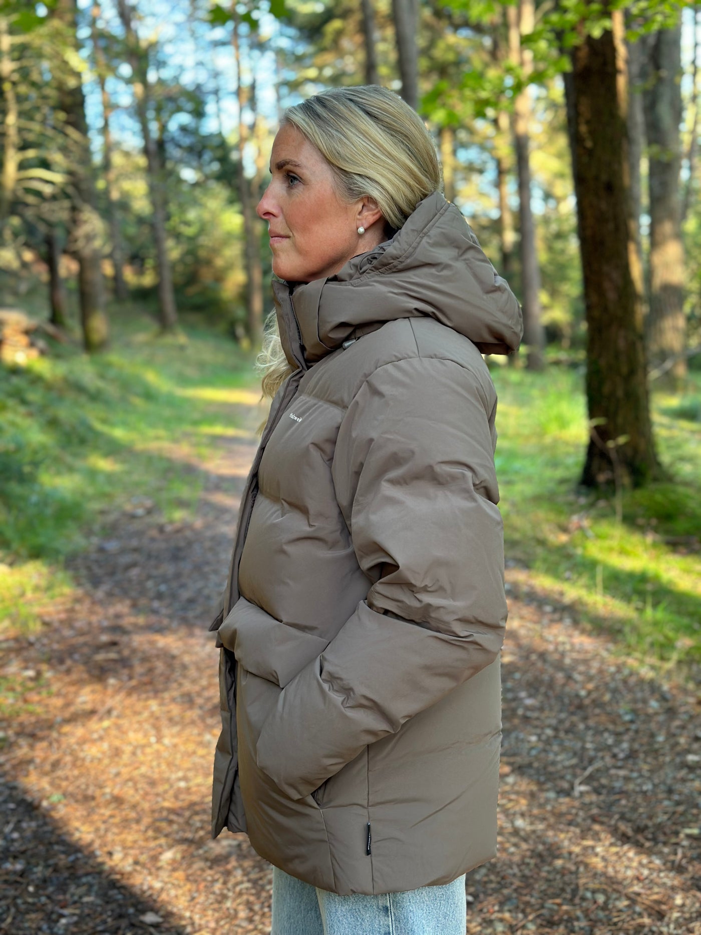 Besseggen Down Jacket , Taupe