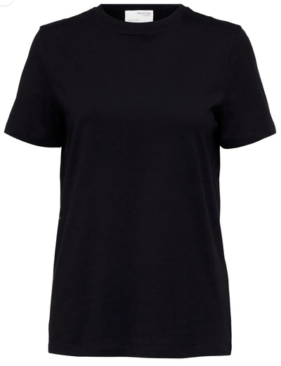 MyEssential SS o-neck Tee, Black