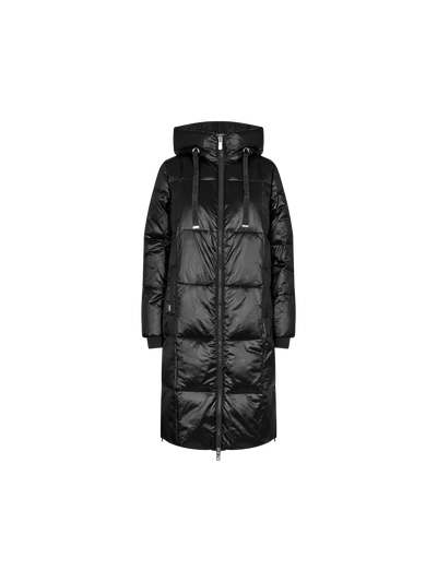 Nova Metallic Down Jacket, Black