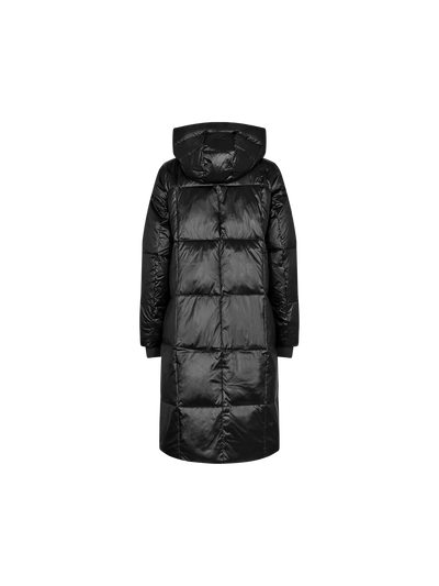 Nova Metallic Down Jacket, Black