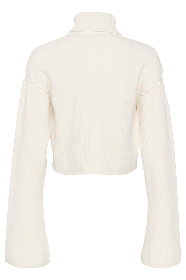 Georgia Cropped Rollneck, Egret