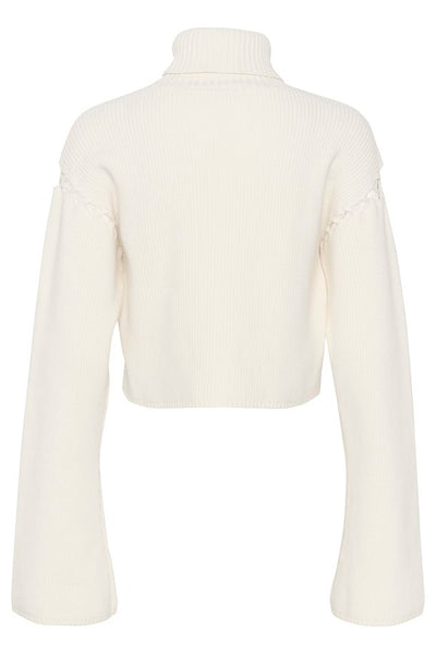 Georgia Cropped Rollneck, Egret