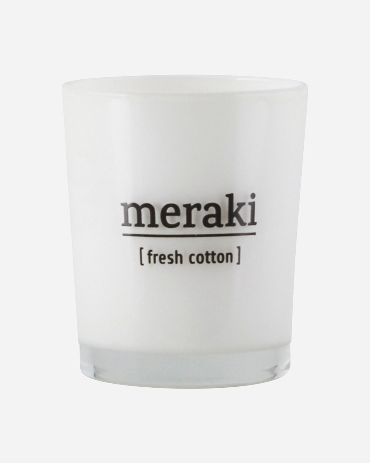 Meraki Scented Candle, Fresh Cotton