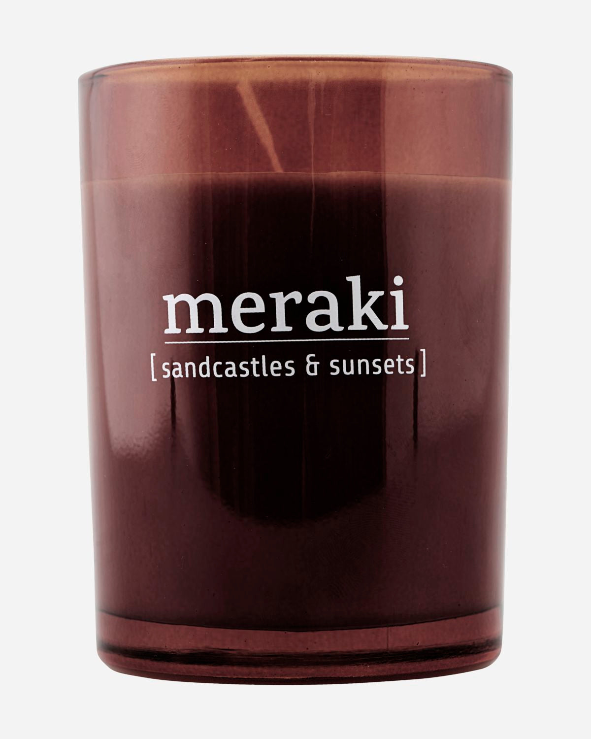 Meraki Scented Candle, Sundcastles and Sundset