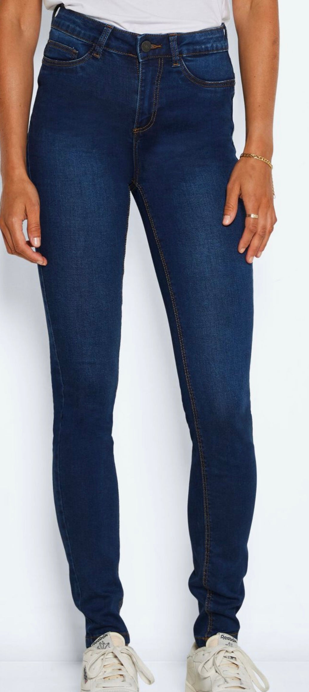 Callie HW Skinny >Jeans,Dark Blue Denim