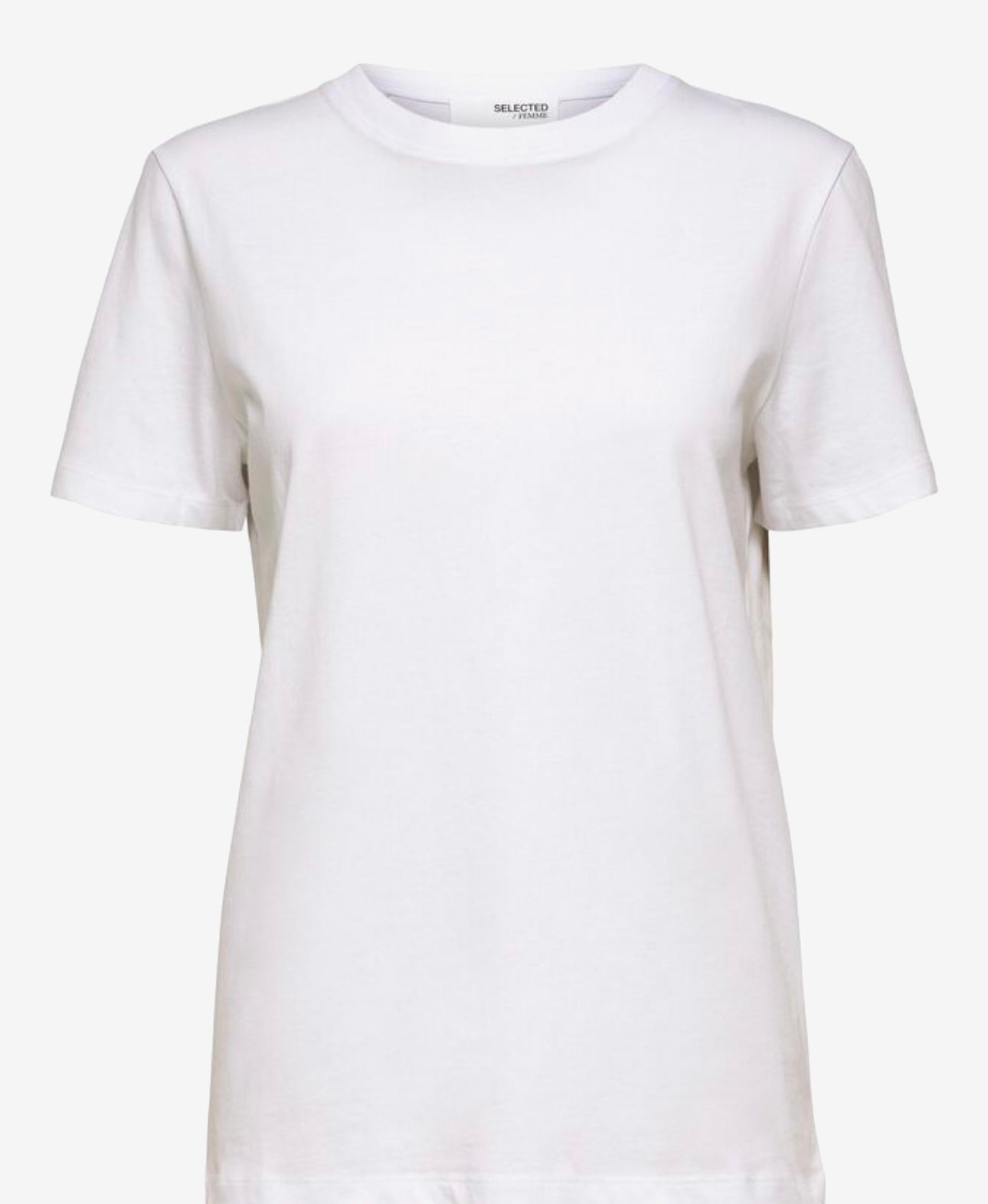 MyEssential SS O-neck Tee, Bright White