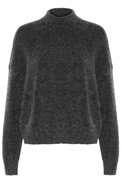 Debbie Pullover , Charcoal Melang