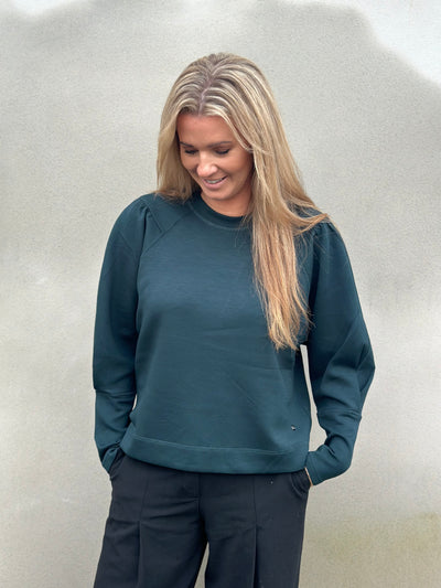 Odessa O-LS Sweatshirt, Dark Pine