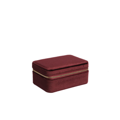 Velvet Jewellery Box, Maroon