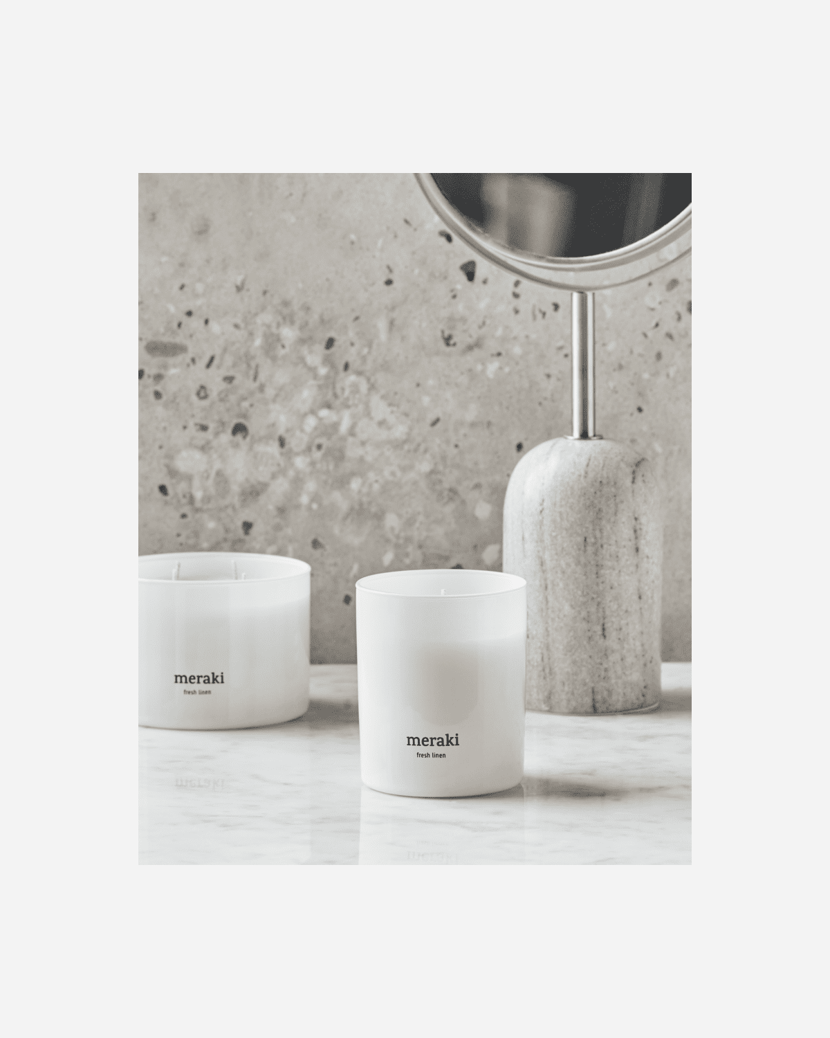 Scented Candle, Fresh Linen (M)