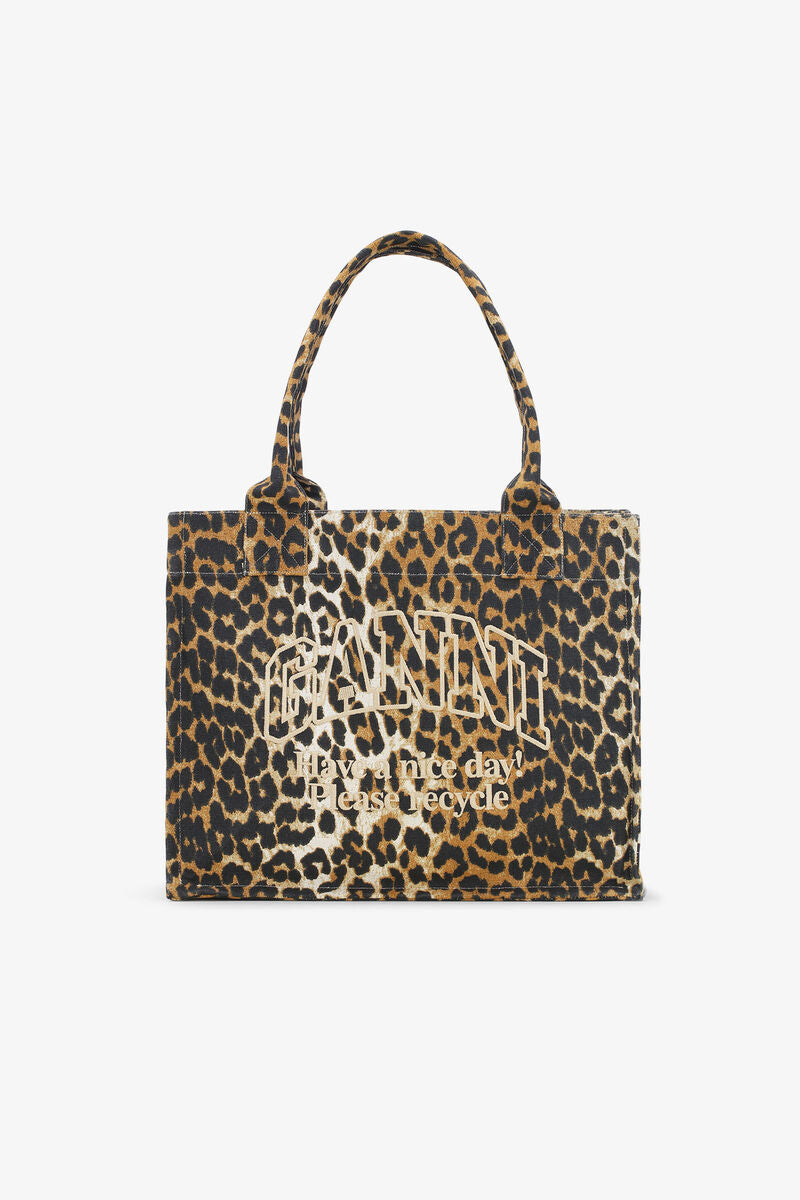 Large Easy Shopper Print, Leopard