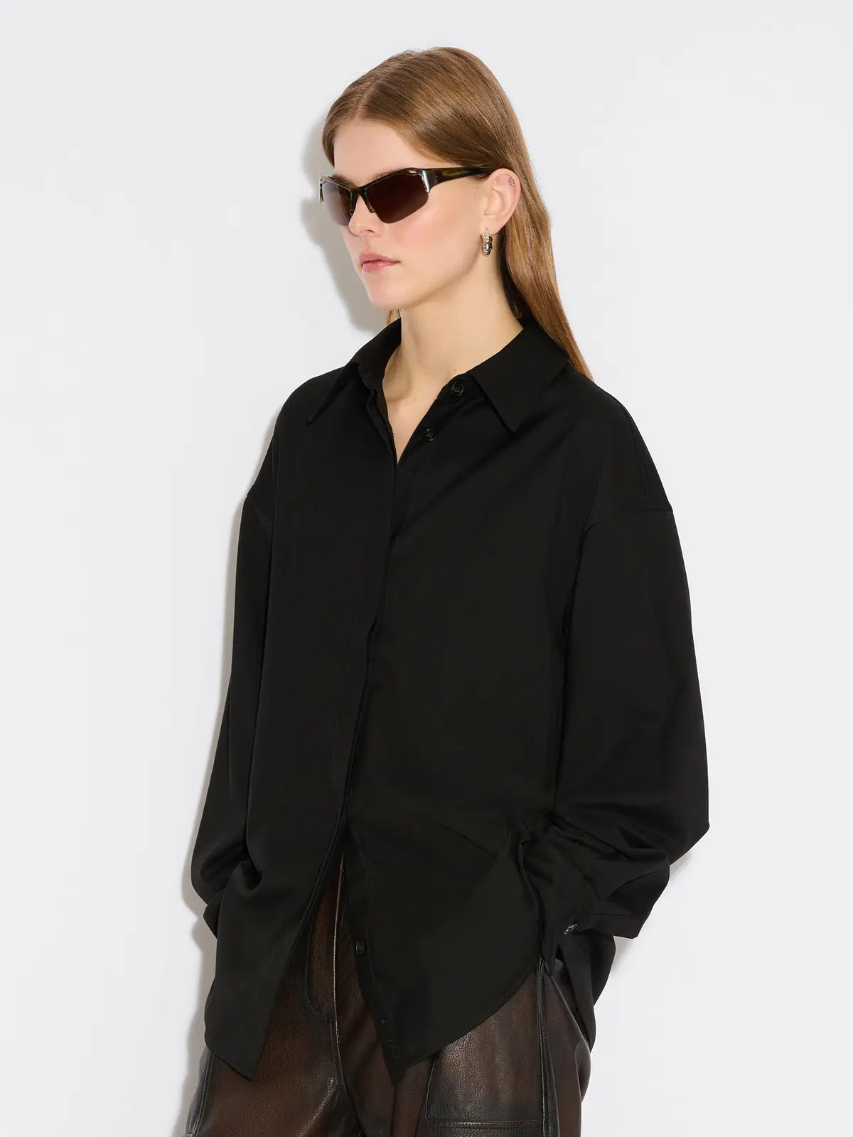 Vidda Relaxed Shirt, Black