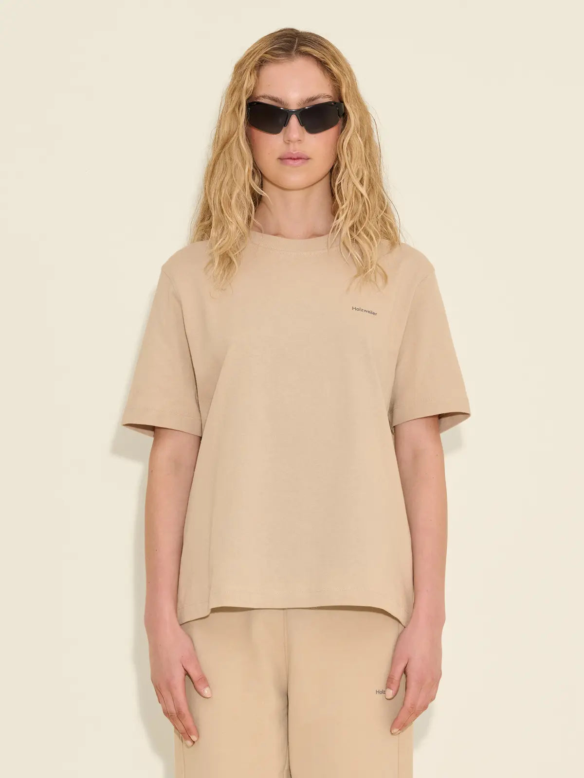 W. Relaxed Tee, Sand