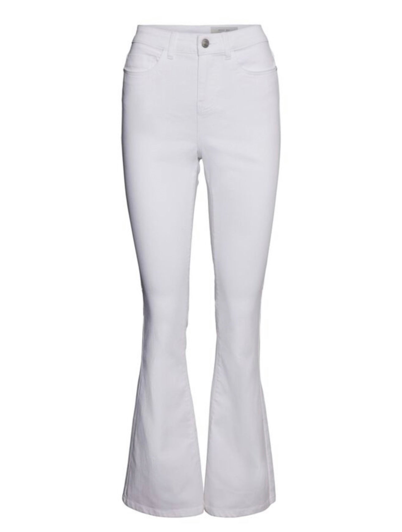 Sallie HW Flare Jeans, White – BJØRK clothing