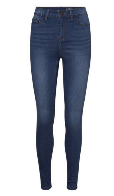 Callie HW Skinny Jeans Medium Blue