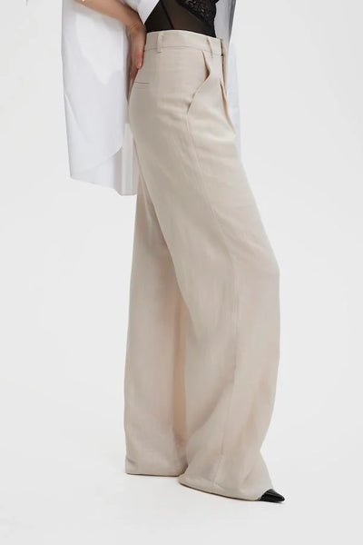 Paula Linen MW wide pants