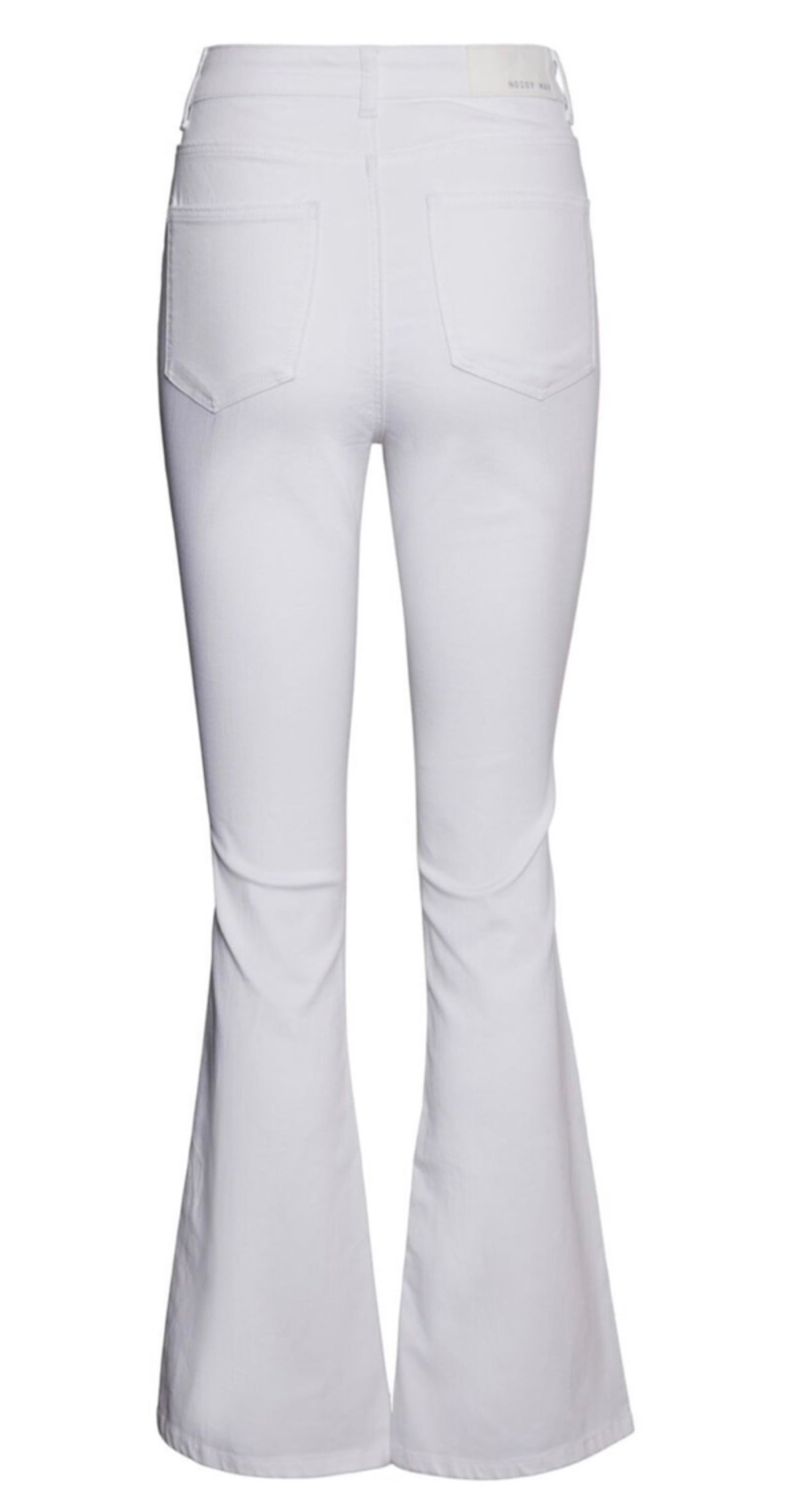 Sallie HW Flare Jeans, White