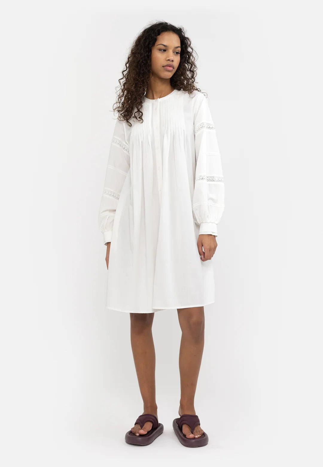 Ariella Shirt Dress, Snow White