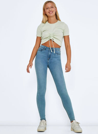 Callie HW Skinny, Light Blue